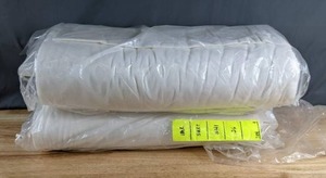 lot 315 image: Two Bolts of White Fabric - Z