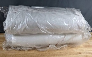 lot 316 image: Two Bolts of White Fabric - Z