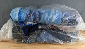 lot 296 image: Two Bolts of Fleece Fabric (Dolphins and Blue Print) - Z