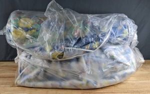 lot 283 image: Two Bolts of Fleece Fabric (Duck with Plaid & Pastel Print) - Z