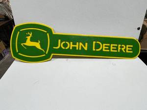 Steel John Deere Sign