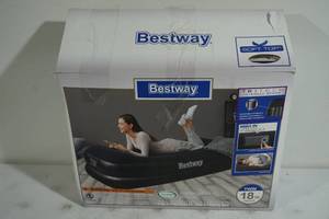 lot 37 image: Bestway Premium Raised Twin Air Mattress