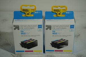 lot 92 image: Up and Up HP 902XL Color Ink Cartridges