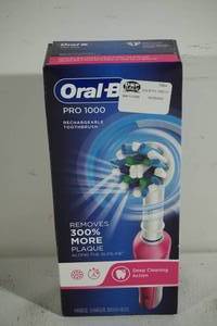 lot 109 image: NEW Oral-B Pro 1000 Rechargeable Toothbrush