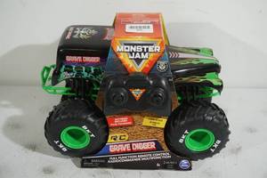 lot 104 image: NEW Monster Jam Remote Control Grave Digger Truck
