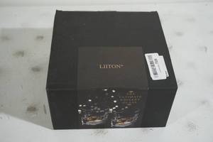 lot 123 image: NEW Liiton Ultimate Whiskey Glass Set - 4 Glasses