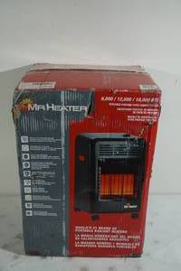 lot 47 image: Mr Heater Portable Propane Cabinet Heater - 18,000 BTU