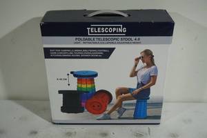 lot 252 image: NEW Folding Telescopic Stool