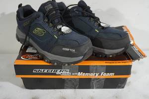 lot 178 image: Skechers Greetah Composite Toe Work Shoes - Mens 10