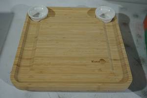 lot 170 image: NEW Kunaboo Natural Bamboo Cheese Board