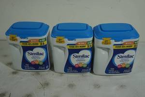 lot 238 image: Similac Advance Unopened Baby Formula Cans