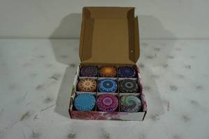 lot 194 image: 9 Piece Astrology Theme Candle Set