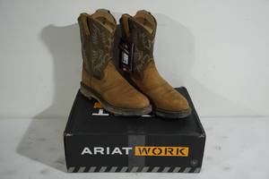 lot 180 image: Ariat WorkHog Work Boots - Mens 9 D