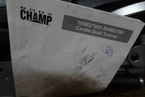 lot 218 image: Body Champ Cardio Dual Trainer Exercise Bike