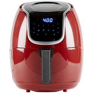 lot 61 image: NEW Power XL Vortex 5 Quart Air Fryer - Red