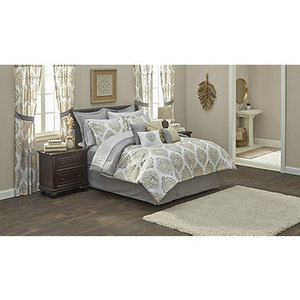 lot 63 image: Orianna 30 Piece Bedroom Set - Grey - King