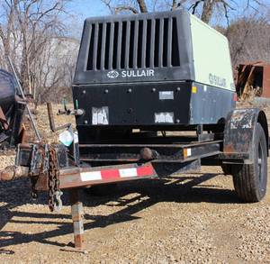 Sullair 185 CFM Portable Towable  Air Compressor