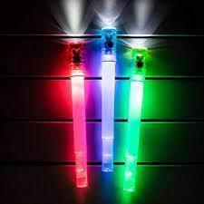 Life Gear LED Reusable Glow Stick  Flashlight Assorted 8 Pack NEW with Whistle