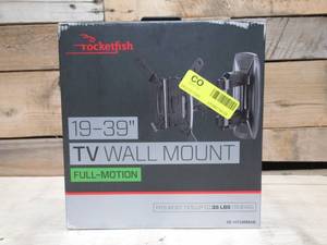 Rocketfish - Full-Motion TV Wall Mount for Most 19 - 39 TVs - Black