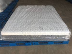 lot 11 image: Brand New Ashley Furniture American Classic Plush Latex Hybrid California King Mattress