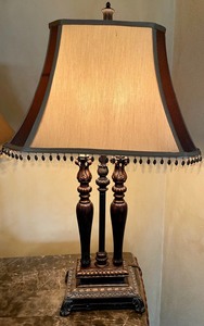 lot 53 image: Pair of Terrific Table Lamps