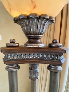 lot 57 image: Pair of Gorgeous Large Ornate Floor Lamps