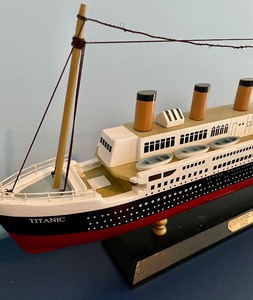 lot 74 image: World Bazaar Wooden Titanic Model
