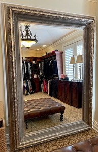 lot 46 image: Extremely Large Decorative Floor Length Mirror- 7.5 Foot Decorative Floor Mirror