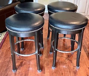 lot 61 image: Set of Four Barstools