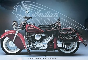 lot 79 image: 1947 Indian Chief Electric Art