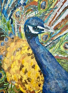 lot 94 image: Peacock Plumage Print