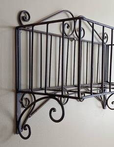lot 152 image: Decorative Bronze Wall Basket