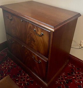 lot 205 image: Wooden File Cabinet