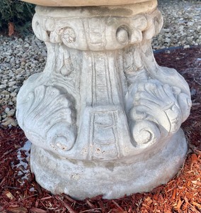 lot 210 image: Cement Bird Bath