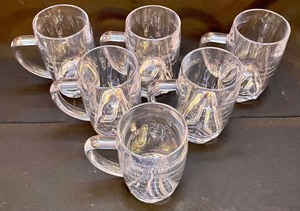 lot 314 image: Lucite Pitcher and 6 Mugs