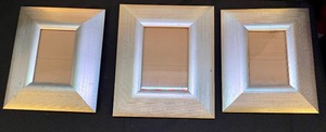 lot 322 image: Brushed Silver Frames