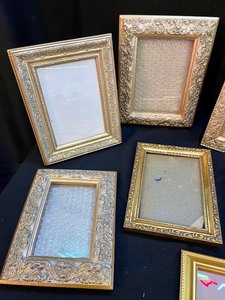 lot 302 image: Ornate Gold Frames