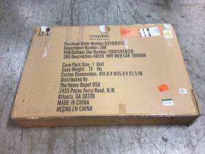 Croydex 48 in. W x 30 in. H x 5-14 in. D Frameless Tri-View Surface-Mount Medicine Cabinet with Easy Hang System in White (good condition) review all pictures
