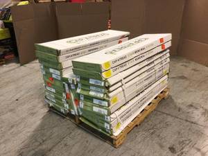 Pallet of Mixed Cap-A-Tread Renewal System Stair Thread - 25 boxes, open boxes - review all pictures