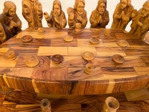 lot 28 image: The Last Supper - Carved Out of Wood