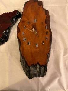 lot 58 image: Lot of 2 Redwood Clocks