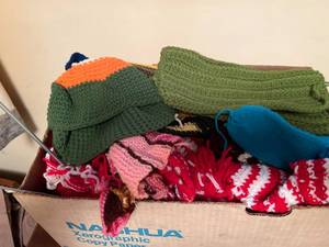 lot 63 image: Knitting Projects & Needles