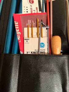 lot 74 image: Knitting Needles in Case