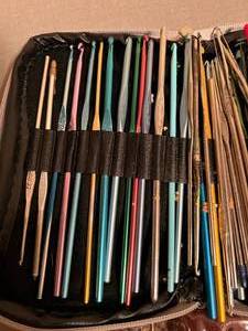 lot 75 image: 2 Cases full of Crochet Needles
