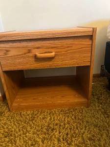 lot 85 image: Wood Night Stand with Drawer