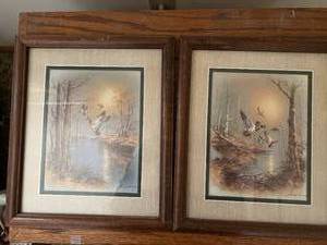 lot 89 image: Pair of Duck Prints Signed by Andrew Orpinas