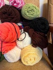 lot 176 image: Lot of Multi-colored Yarn