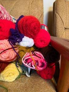 lot 177 image: Lot of Multi-colored Yarn