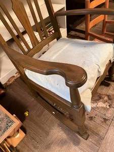 lot 200 image: Adult & Child Rocking Chair