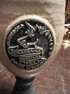 lot 222 image: 2 Renaissance Festival Glasses